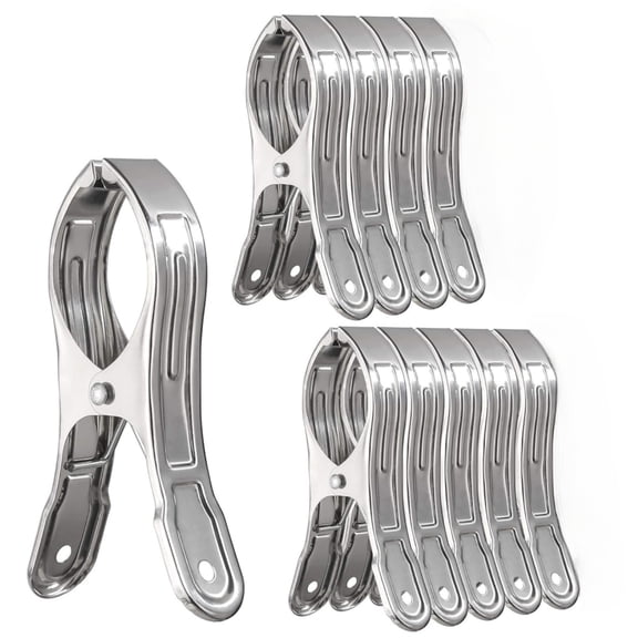 LQQBOX Pool Cover Clips Beach Towel Clips,10 Packs 3.54 Inch Chair Clips,About Ground Pool Cover Clamps for Cruise, Boat, Blanket, Quilt, Lounge