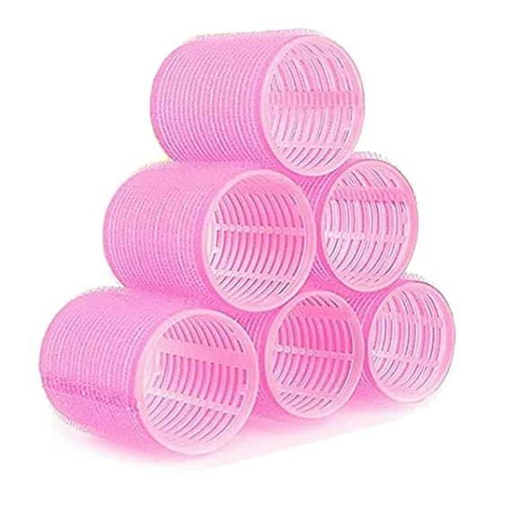 LQQBOX Self-Grip Velcro Curlers for Volume and Blowout Look on Thick, Fine, Medium or Long Hair (6 PCS)