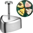 thumbnail image 1 of LQQBOX Stainless Steel Rice Ball Mold - Classic Triangle Musubi Mold for Kids Lunch Bento and Home DIY - 1 Pcs, 1 of 7