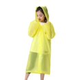 thumbnail image 1 of LQQBOX Thicker Reusable Raincoat Rain Poncho Jacket Slicker for Children Boy Girl Kids, 1 of 7