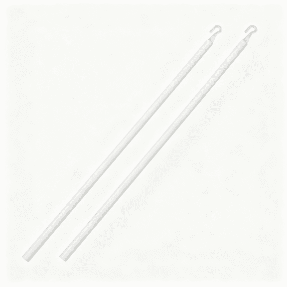 LQSEO 24 Inch Horizontal Window Blind Wand Replacement with Hook | Plastic,Spliceable, Vertical Blinds Rod Replacement Blind Wand Replacement Blinds Stick Replacement