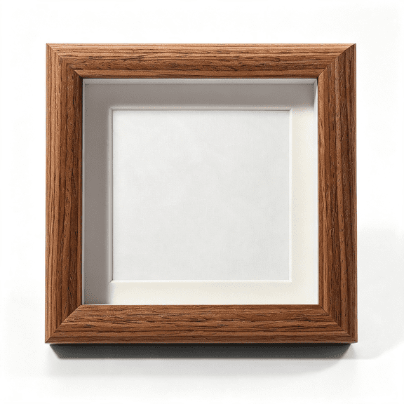 LQSEO 4X4 Shadow Box Picture Frame Small Shadow Box Frame Display Case Picture Frames Made of Solid Wood to Hang Memory Sports Memorabilia,Medals,Wedding,Pins,Awards,Tickets and Photos