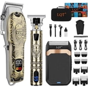 LQT Professional Hair Clipper Set for Men Electric Shaver Razor Cordless Hair Cutting Barber Clippers Beard Trimmer Men s Grooming Kit Gifts for him