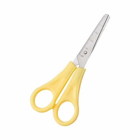 LQXZWJY 1 Pack Safety Scissors, 5' Safety Blunt Tip Craft Scissors , Art Crafting , Office Supplies and Other Daily Use (Bright color)