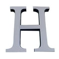 LQXZWJY 26 Letters DIY 3D Mirror Acrylic Wall Sticker Decals Home Decor