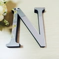 LQXZWJY 26 Letters DIY 3D Mirror Acrylic Wall Sticker Decals Home Decor