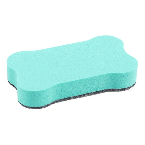 LQXZWJY 1Pack Magnetic Whiteboard Dry Erase Erasers Chalkboard Cleansers for Office (Bone Shape, 4 Color)