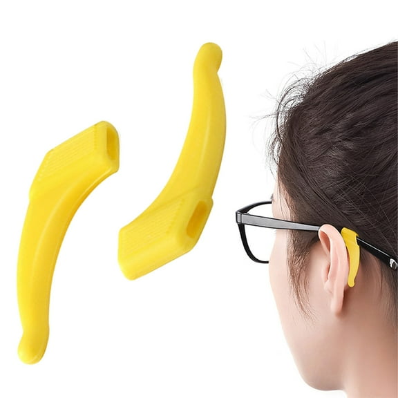 LQXZWJY Non-Slip Glasses Grips-Eyeglass Ear Grips -1 Pair eye glasses ear grippers Anti-slip Holder, Plastic Ear Hook, glasses ear grip Sleeve Retainer for Sports Glasses, Sunglasses Reading Glasses