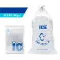 thumbnail image 1 of LQXZWJY Plastic Ice Bags 8 Lb/10 Lb/20 Lb with Draw String Closure Pack 10,Plastic Ice Bags for Ice Storage, 1 of 7