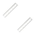 thumbnail image 1 of LQXZWJY Plastic Rulers, 6 Inch Ruler, 8 Inch Ruler, 12 Inch Ruler, Clear Ruler with Centimeters and Inches, Straight Plastic Ruler Set for Office, 1 of 8