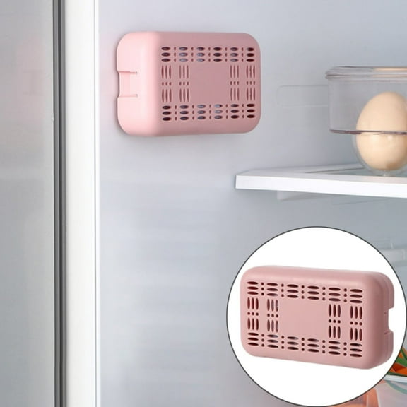 LQXZWJY Suction Cup Fridge Activated Box -Fridge Ninja 1-Pack Unscented Activated Charcoal Fridge Deodorizer - More Effective Than Baking Soda-Fridge Deodorizer Odor Eliminator