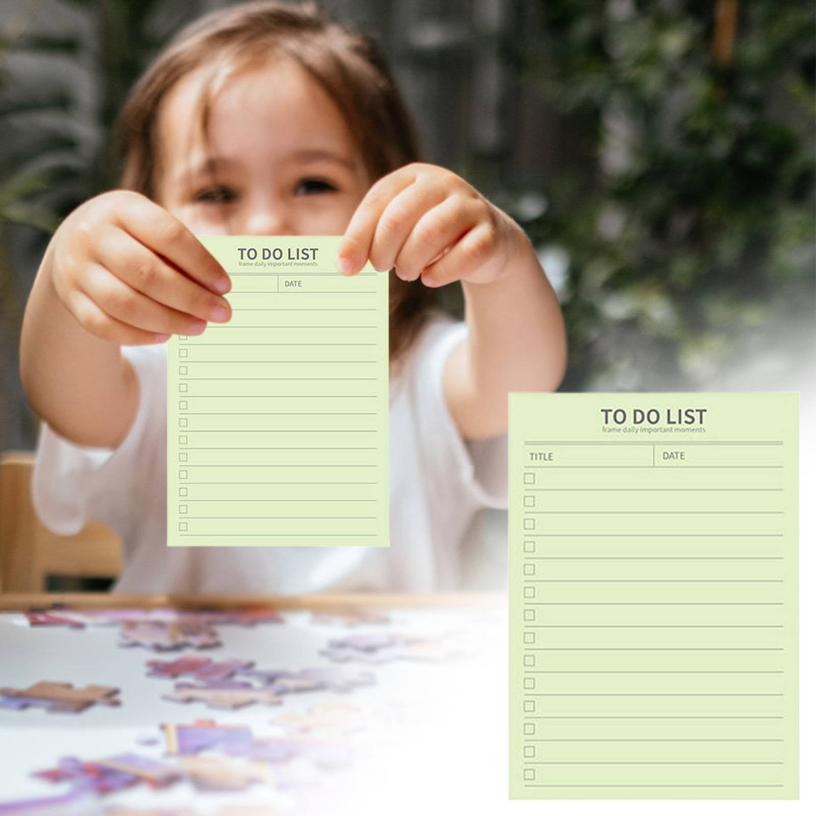 LQXZWJY To Do List Sticky Notes, 3.54"x4.96", 50Sheets,Light Blue, to ...