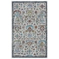 thumbnail image 1 of LR Home Ada 8'9" x 11'9" Ivory/Blue Distressed Floral Indoor Area Rug, 1 of 2