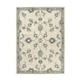 thumbnail image 1 of LR Home Aiden 7' x 9' Ivory/Light Blue Floral Wool Indoor Area Rug, 1 of 9