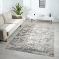 thumbnail image 1 of LR Home Alison Ann Abstract Indoor Polyester Area Rug, Blue/Taupe, 9' x 12', 1 of 5