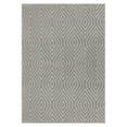thumbnail image 1 of LR Home Astra 7'10" x 9'10" Gray Trellis Plush Indoor/Outdoor Area Rug Rug, 1 of 8