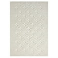 thumbnail image 1 of LR Home Astra 7'10" x 9'10" Ivory Diamond Plush Indoor/Outdoor Area Rug Rug, 1 of 9