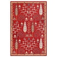 thumbnail image 1 of LR Home Bella Alice Red/Blue Transitional Floral Wool Area Rug, 5' x 7'9", 1 of 6