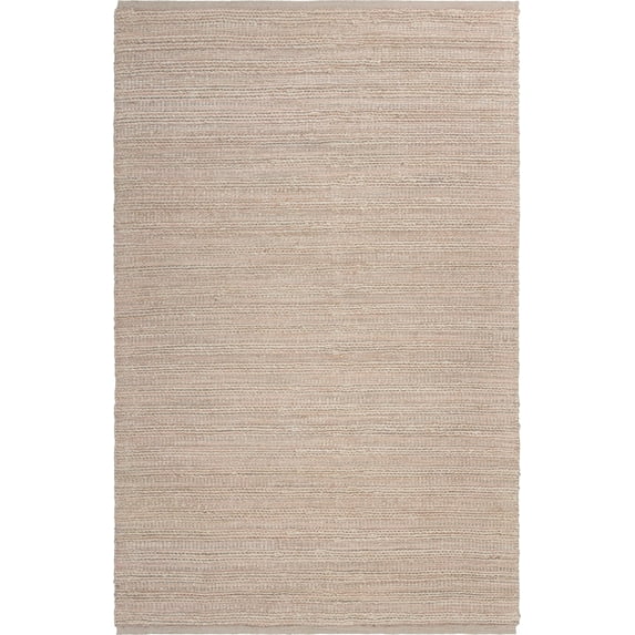 LR Home Blessy Gale Blush Farmhouse Striped Jute Blend Area Rug, 5' x 7'9"