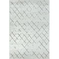 thumbnail image 1 of LR Home Carmen 7'9" x 9'9" Gray Geometric Stain Resistant Indoor Area Rug, 1 of 9