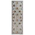 thumbnail image 1 of LR Home Daisey 2'3" x 6'9" Blue/Gray Trellis Wool Indoor Runner Area Rug, 1 of 6