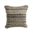thumbnail image 1 of LR Home Drew 18" x 18" Beige/Brown Striped Cotton Blend Adult Decorative Throw Pillow, 1 of 18