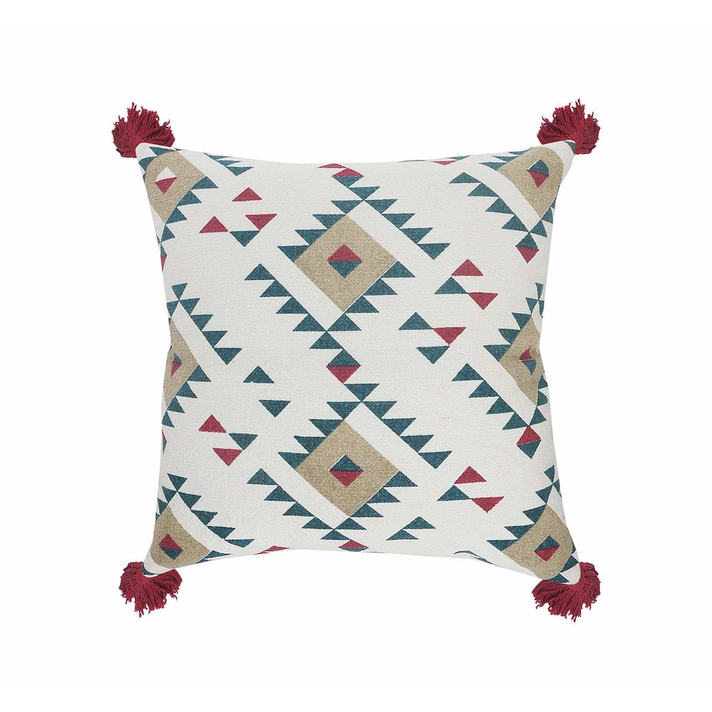 LR Home Eclectic Southwestern Geometric Throw Pillow - Walmart.com
