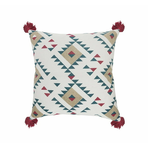 LR Home Eclectic Southwestern Geometric Throw Pillow