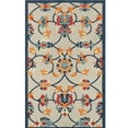 thumbnail image 1 of LR Home Elise 3'6" x 5'6" Orange/Blue Trellis Hi-Low Indoor/Outdoor Area Rug, 1 of 10