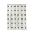 thumbnail image 1 of LR Home Gray Shag Striped Plaid Cotton Adult Throw Blanket, 50" x 60", 1 of 9