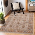 thumbnail image 1 of Laddha Home Designs 4' x 6' Floral Rectangular Area Throw Rug - Cream and Beige, 1 of 7