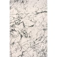 thumbnail image 1 of LR Home Imara Jill Ivory Contemporary Abstract Polyester Area Rug, 5'3" x 7'6", 1 of 7