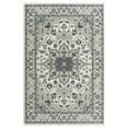 thumbnail image 1 of LR Home Imara Lany Gray/Cream Traditional Medallion Polyester Area Rug, 5'3" x 7'6", 1 of 7