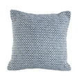 thumbnail image 1 of LR Home Hampton 18" x 18" Navy/White Geometric Cotton Adult Decorative Throw Pillow, 1 of 5
