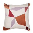 thumbnail image 1 of LR Home Ivory/Multi Contemporary Geometric Hand-Woven Throw Pillow Cover, 1 of 7