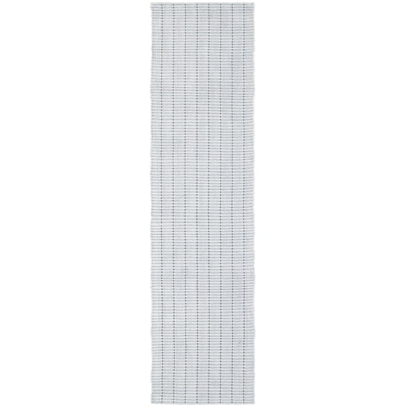 LR Home Kessler Striped Gray 2 Ft. x 8 Ft. Indoor Runner Rug