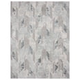 thumbnail image 1 of LR Home Martha Annie Gray/Blue Modern Geometric Polyester Area Rug, 9' x 12', 1 of 6