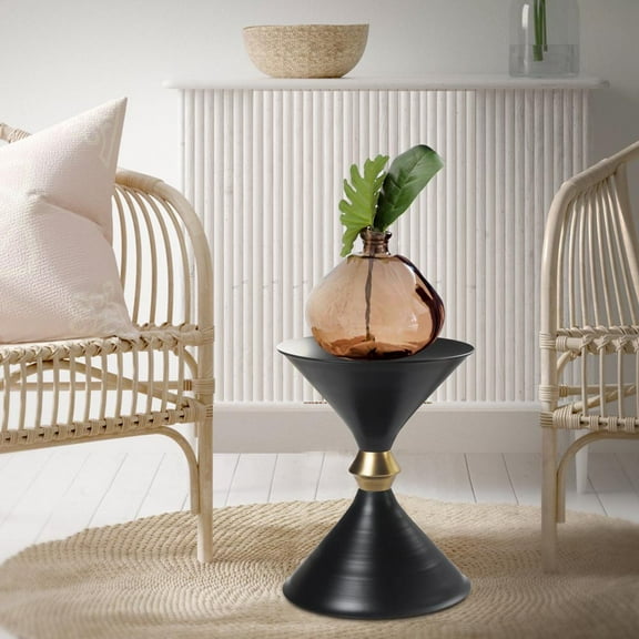 LR Home Maya Contemporary Metal Indoor Novelty End Table