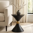 thumbnail image 1 of LR Home Maya Contemporary Metal Indoor Novelty End Table, 1 of 11