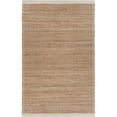 thumbnail image 1 of LR Home Natalie Quel Tan/Off-White Bordered Transitional Jute Blend Area Rug, 5' x 7'9", 1 of 10