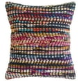 thumbnail image 1 of LR Home Nomad 20" x 20" Rainbow Striped Cotton Blend Adult Decorative Throw Pillow, 1 of 8
