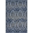 thumbnail image 1 of LR Home Reese 5' x 7', Blue/Gray Ikat Fade, Stain, and Moisture Resistant Indoor/Outdoor Area Rug, 1 of 7