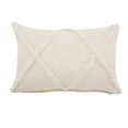 thumbnail image 1 of LR Home Refreshing Throw Pillow, 16" x 24" , Ivory, 1 of 9