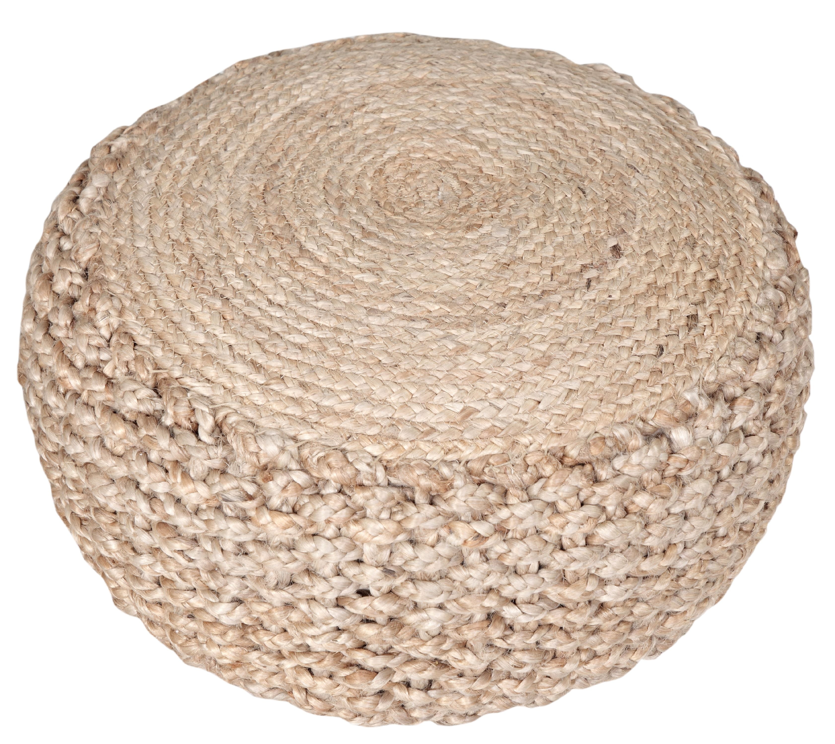 Decor therapy round pouf deals