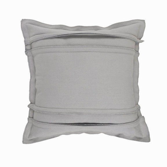 LR Home Solid Textured Straps Throw Pillow