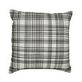 thumbnail image 1 of LR Home Stacy Garcia  Cotton Blend Poly Filled Pillow in White/Black, 20" x 20", 1 of 8