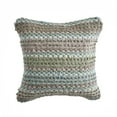 thumbnail image 1 of LR Home Drew 18" x 18" Green/Blue Striped Cotton Blend Adult Decorative Throw Pillow, 1 of 5