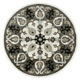 thumbnail image 1 of LR Home Wren 7' Round Gray Medallion Indoor Area Rug, 1 of 7