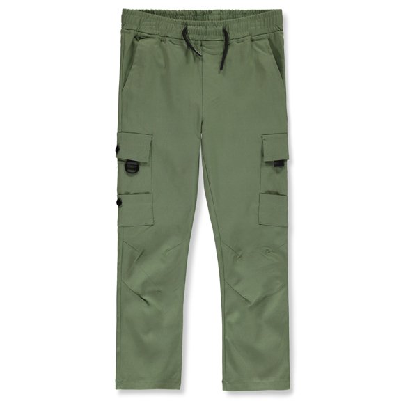 LR Scoop Boys' Cargo Pants Joggers Color: sage green Size: 10 - 12