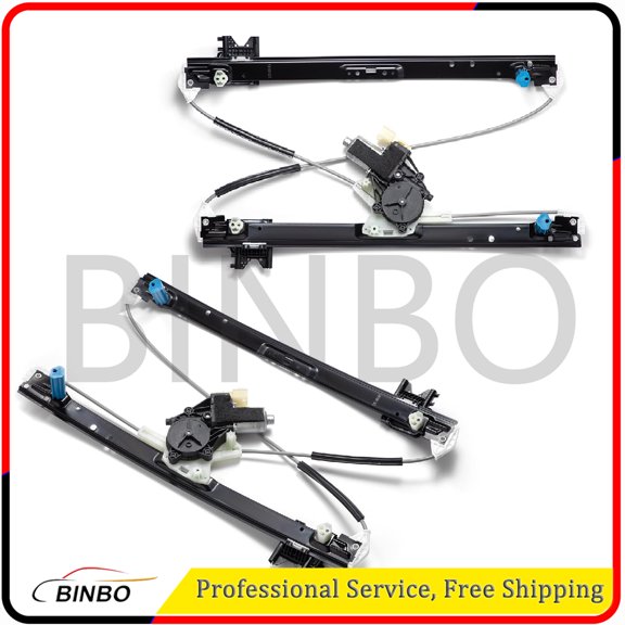 LR083207 + LR083206 Â Power Window Regulator Rear with Motor Left and Right